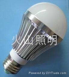 3瓦LED球泡灯 - HS-QP004 - 火山照明 (中国 广东省 生产商) - 室内照明灯具 - 照明 产品 「自助贸易」