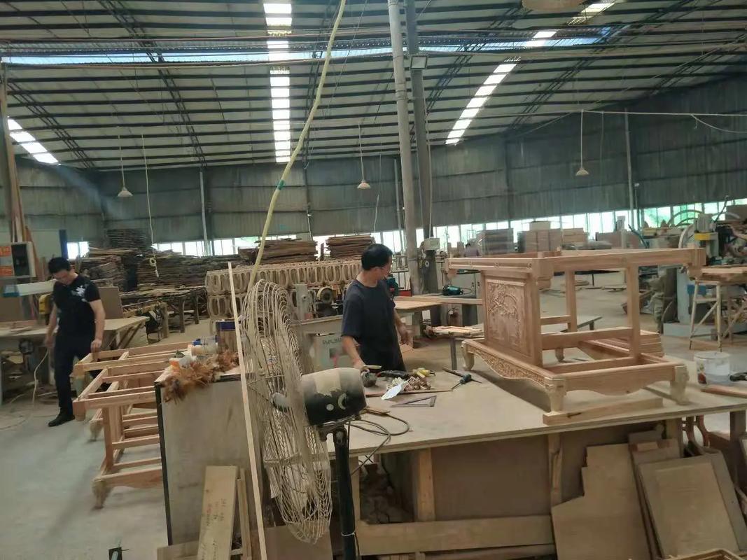 实木家具车间一角